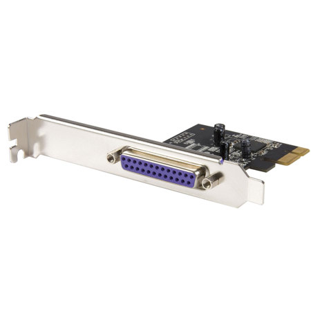 StarTech 1 Port PCI Express Dual Profile Parallel Adapter Card