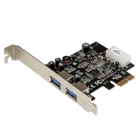 StarTech 2 Port PCI Express (PCIe) SuperSpeed USB 3.0 Card Adapter with UASP
