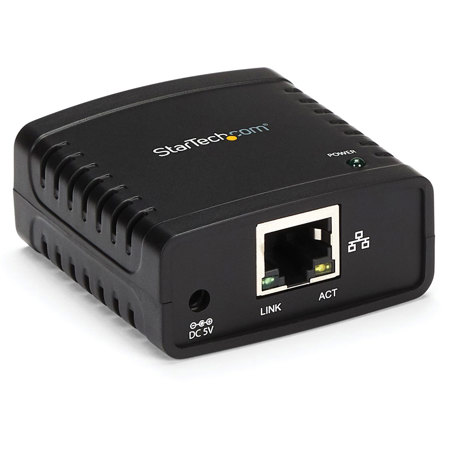 StarTech 10/100Mbps Ethernet to USB 2.0 Network LPR Print Server
