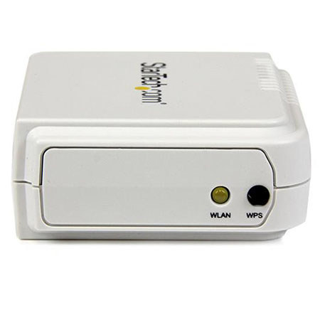 StarTech 1 Port USB Wireless N Network Print Server, White