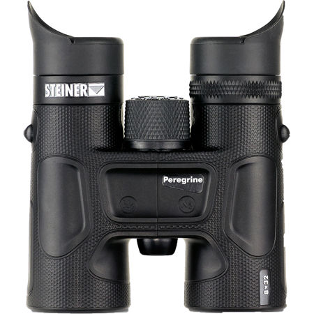Steiner 8x32 Peregrine Roof Prism Binocular, 7.3 Degree Angle of View, Black