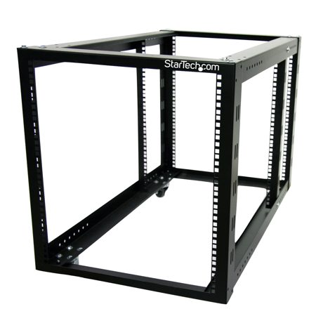 4 Post Full Rack StarTech 12U 4 Post Server Equipment Open Frame Rack Cabinet 4POSTRACK12A