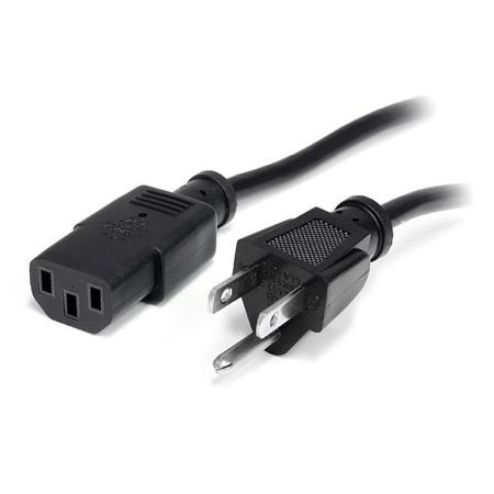 StarTech 12' Standard Computer Power Cord, 18 AWG
