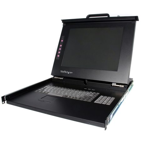 StarTech 15" 1U Folding Rackmount LCD Console with USB and PS/2 Ports