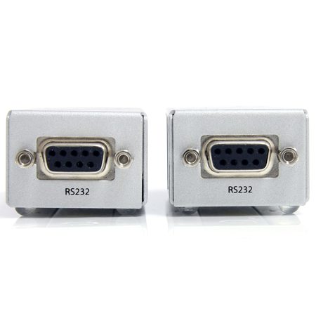 StarTech 3300' Serial DB9 RS232 Extender over Cat 5, Silver
