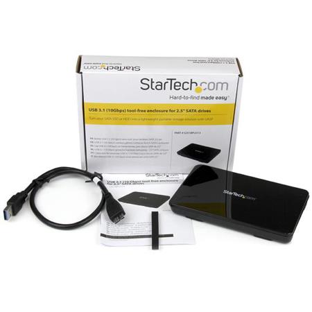 StarTech USB 3.1 to 2.5" SATA HDD Enclosure