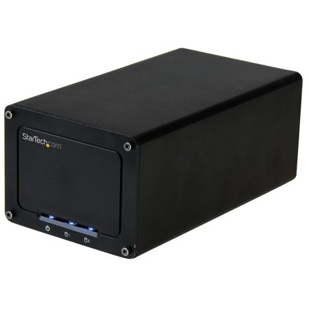 StarTech 2.5" Dual-Bay USB 3.1 to SATA III 10Gbps External Enclosure with RAID