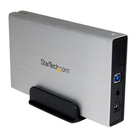StarTech 3.5" USB 3.0 SATA III External Hard Drive Enclosure with UASP, Silver