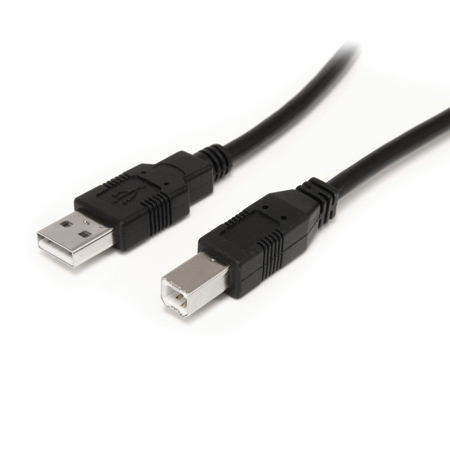 StarTech 30' Active USB 2.0 A to B Cable, 28 AWG