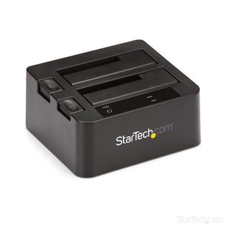 StarTech USB 3.1 10Gbps Dual-Bay Dock for 2.5/3.5" SATA SSD and HDD Drives