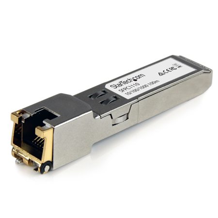 StarTech Cisco Compatible 10/100/1000 Mbps Gigabit RJ45 Copper SFP Transceiver Module