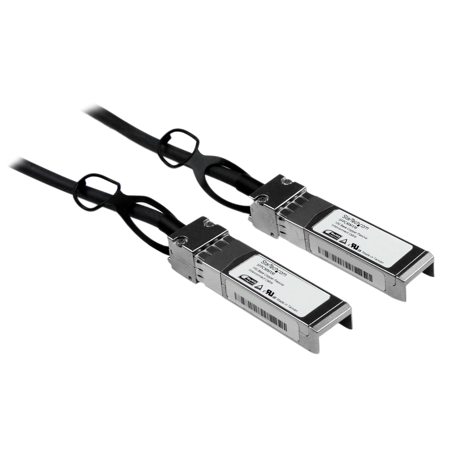 StarTech 1m / 3.28' Cisco Compatible 10-Gigabit Ethernet Passive Twinax Direct Attach Cable with SFP+ Latching Plug, 30 AWG