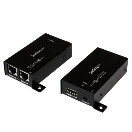 StarTech ST121SHD30 100' Extender Kit, Includes HDMI Over Cat5e/6 UTP Transmitter, HDMI Over CAT5e/6 UTP Receiver