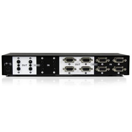 StarTech 4x4 VGA Matrix Video Switch Splitter with Audio