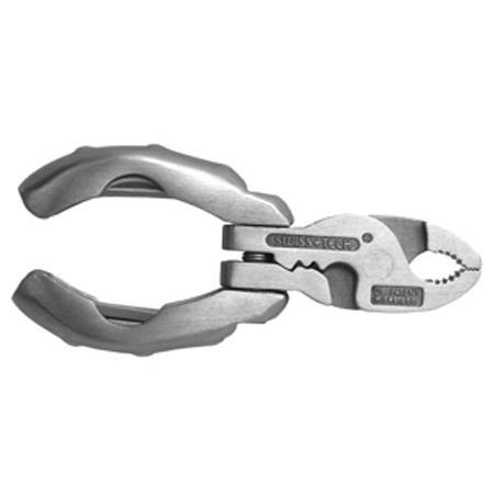 Swiss+Tech Micro-Plus EX MPTWSS-EX 9-in-1 Pocket Tool Kit, Solid Stainless Steel