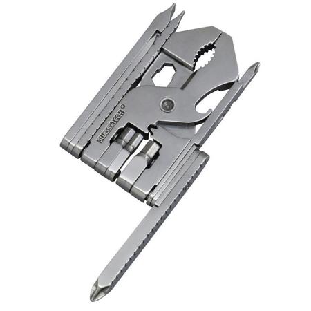 Swiss+Tech Micro-Max Xtreme MMCSSS-XT 22-in-1 Pocket Tool Kit, Stainless Steel