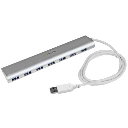 StarTech 7-Port Compact USB 3.0 Hub with Built-In Cable