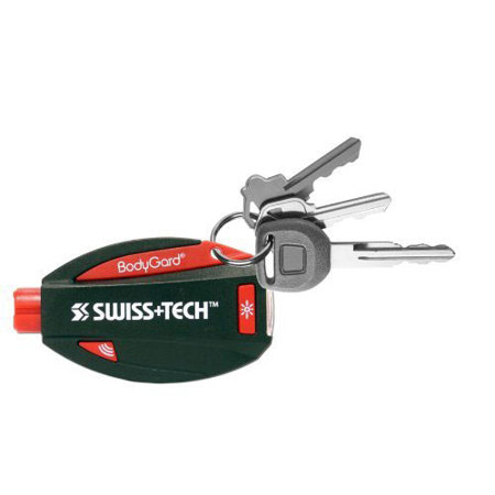 Swiss+Tech BodyGard ESC BGCSBK-ESC 5-in-1 Automobile Emergency Tool, Black & Red