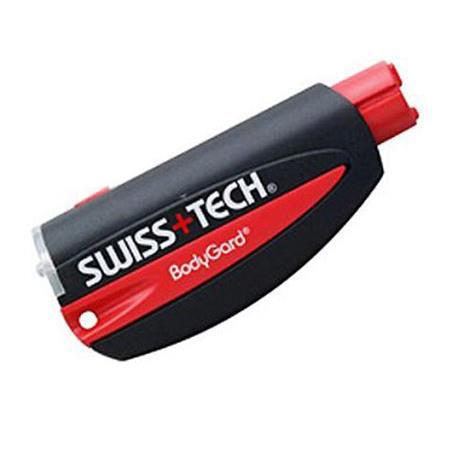 Swiss+Tech BodyGard PTX BGCS31 3-in-1 Auto Emergency Tool, Black & Red