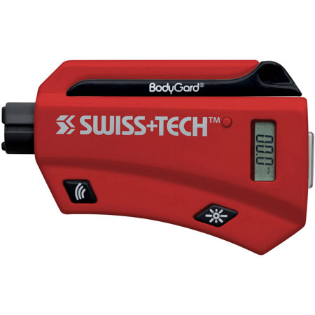 Swiss+Tech BodyGard XL7 Auto Emergency Escape Tool, Gift Box Red and Black