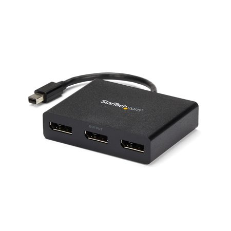 StarTech 20 Pin Mini DisplayPort Male to 3x 20 Pin DisplayPort Latching Female MST Hub