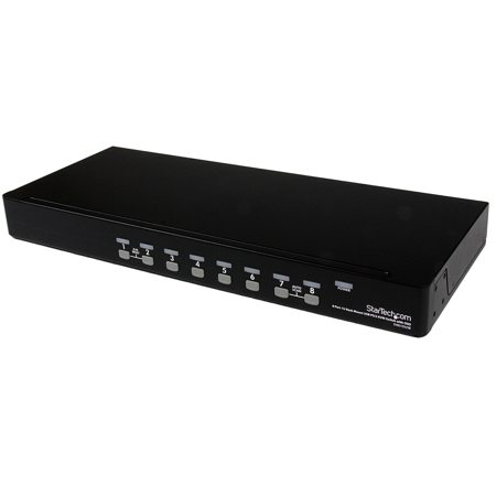 StarTech 8 Port 1U USB PS/2 KVM Switch with OSD