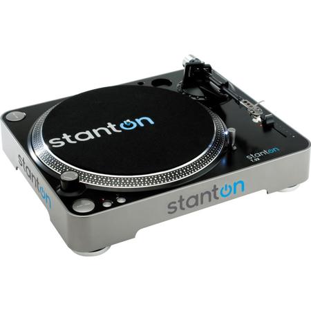 Stanton T.52 Belt Drive Straight Tone Arm Turntable with 500v3 Cartridge