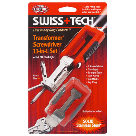 Swiss+Tech TFCSRE 11-in-1 Transformer Screwdriver Set
