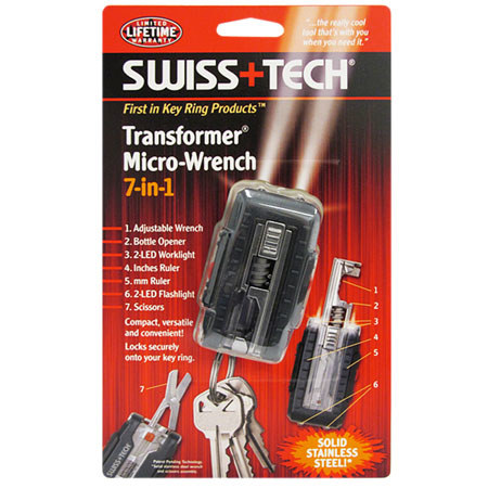 Swiss+Tech TFWCSCH 7-in-1 Transformer Screwdriver Set