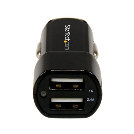 StarTech 17W Dual-Port USB Car Charger