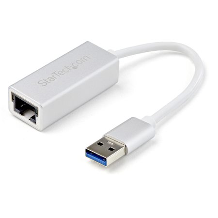 StarTech Apple Style USB 3.0 to Gigabit Network Adapter, Silver
