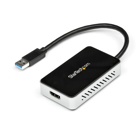 StarTech USB 3.0 to HDMI External Video Card Multi Monitor Adapter with 1-Port USB Hub