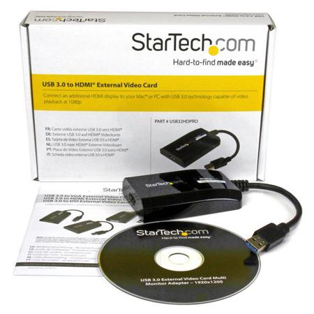 StarTech USB 3.0 to HDMI External Multi Monitor Video Graphics Adapter