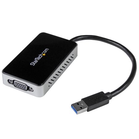 StarTech USB 3.0 to VGA External Video Card Multi Monitor Adapter with 1-Port USB Hub