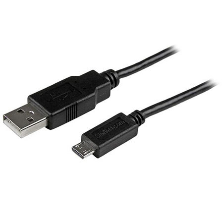 StarTech 3' Mobile Charge Sync USB to Slim Micro USB Cable for Smartphones and Tablets, A to Micro B, 480 Mbps Transfer Rate