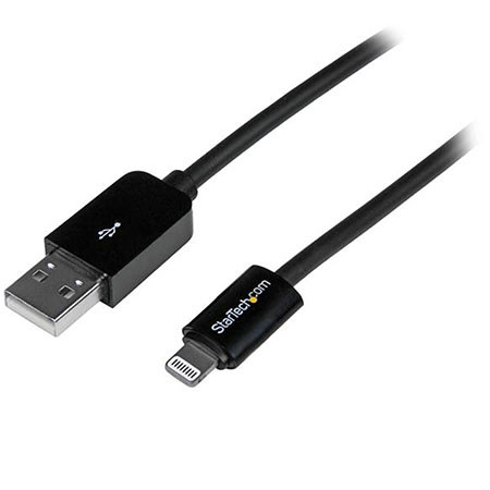 StarTech 3m (9.84') Long Apple 8-pin Lightning Connector to USB Cable, Black