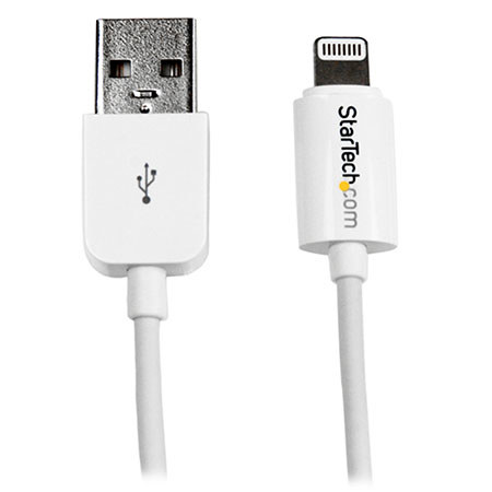 StarTech 3m (9.84') Long Apple 8-pin Lightning Connector to USB Cable, White