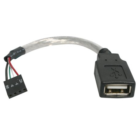 StarTech 6" USB 2.0 Cable, Gray