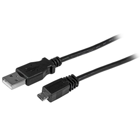 StarTech 1' 4 Pin USB A Male to 5 Pin USB Micro-B Male Cable, 28 AWG