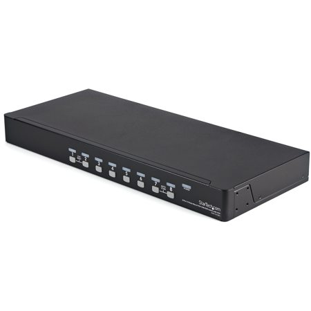 StarTech 8 Port 1U Rackmount USB KVM Switch with OSD and Cables