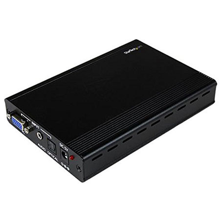 StarTech Professional VGA to HDMI Audio Video Converter with Scaler