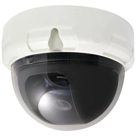 Speco Technologies VL644DC Indoor Color Dome Camera, 8mm Fixed Lens, White