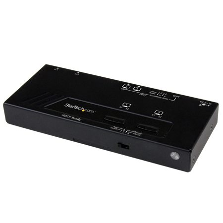 StarTech 2X2 HDMI Matrix Switch with Automatic and Priority Switching