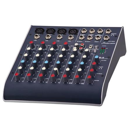 Studiomaster C2-4 8-Channel Ultra Compact Analog Console Mixer with 2 Band EQ