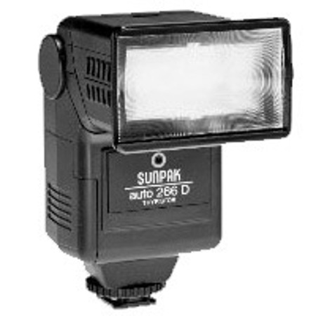 Sunpak 266D TTL Flash Dedicated to Pentax and Olympus Cameras, Guide Number 92 ISO 100 ft.