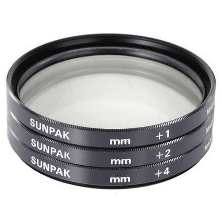 Sunpak CF7494CUS 52mm Close-up Set (+1 +2 +4 Diopters)