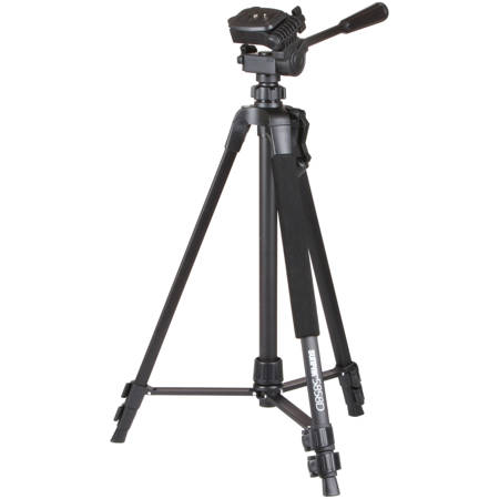 Sunpak 5858D 3-section Aluminum Tripod with 3-Way Pan Head - Black
