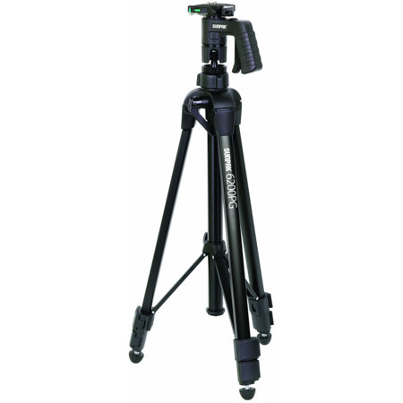Sunpak 6000PG 3-section Aluminum Tripod with Pistol Grip Head - Black