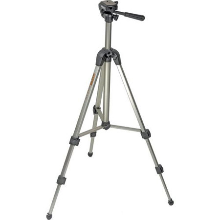 Sunpak 6601TM Tri-Monopod with 3-Way Pan & Tilt Head, 4.4 lb Capacity, Silver