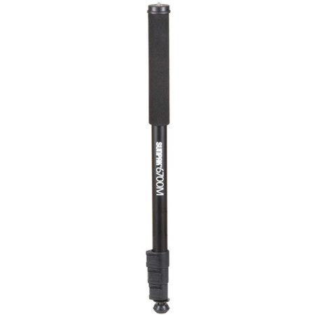 Sunpak 6700M Aluminum Monopod with Wrist Strap, Rubber Foot, Spike and Case